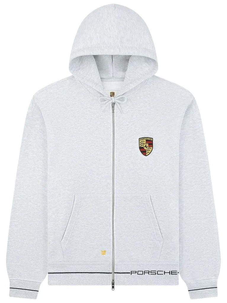 Худи на молнии Aimé Leon Dore x Porsche — изображение 1 из 2, серебряный