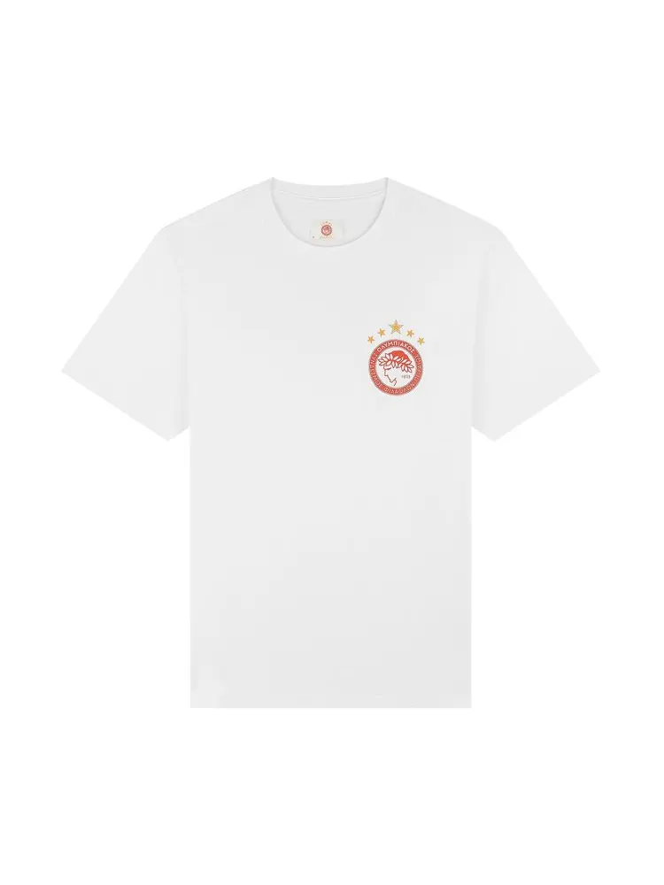 Футболка Aimé Leon Dore x Olympiacos FC Centennial — изображение 1 из 2, белый