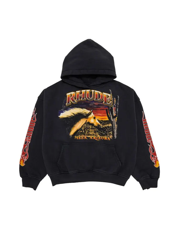Худи Rhude Mesa Stallion Hoodie 'Black'