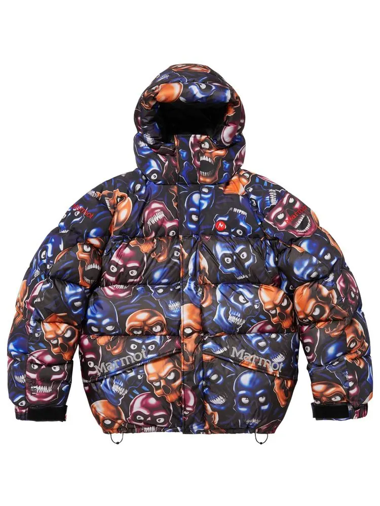 Пуховая парка Supreme x Marmot 800-Fill — изображение 1 из 2, синий