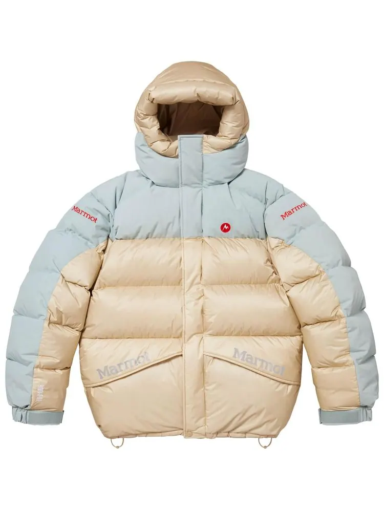 Пуховая парка Supreme x Marmot 800-Fill Down Parka — изображение 1 из 2, бежевый
