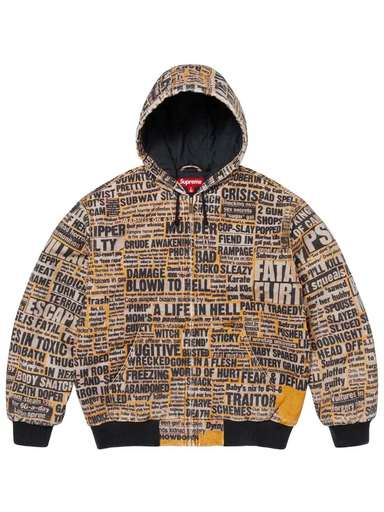 Рабочая куртка Supreme x Dash Snow Hooded Work Jacket — изображение 1 из 2, мульти