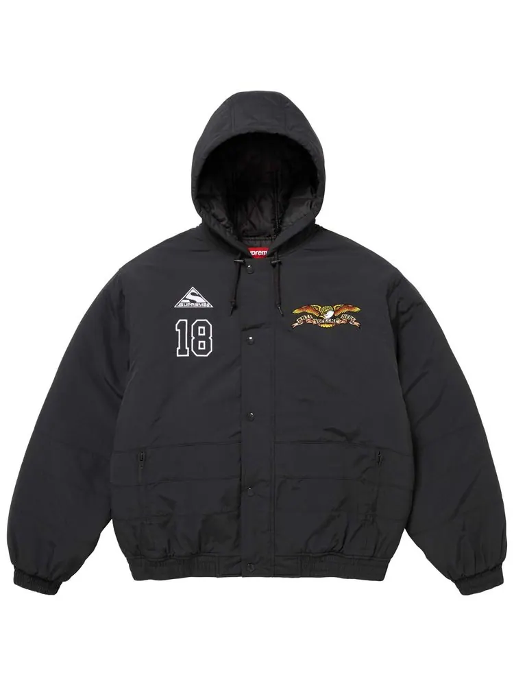 Куртка Supreme x Antihero Stadium Jacket — изображение 1 из 2, черный