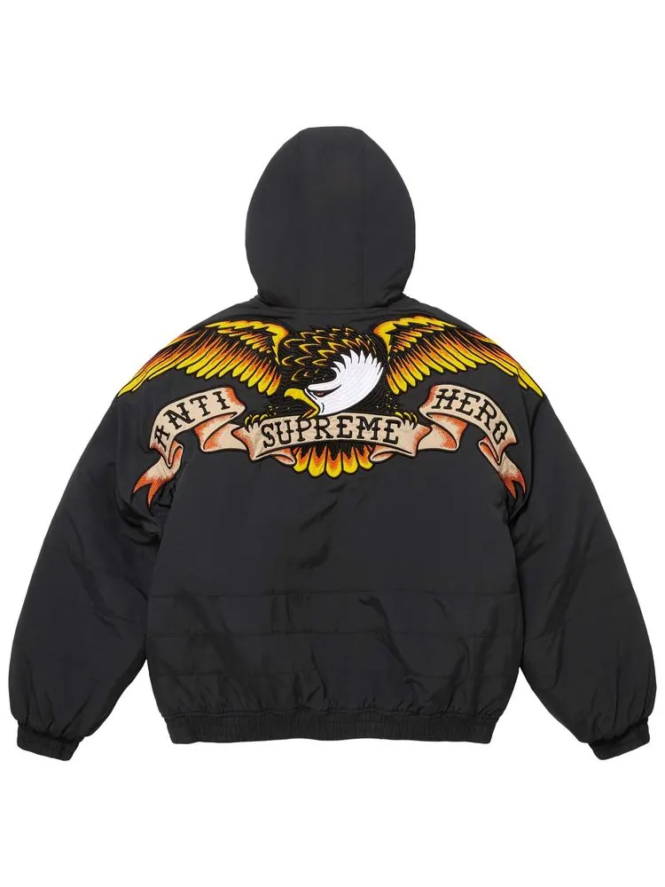 Куртка Supreme x Antihero Stadium Jacket — изображение 2 из 2, черный