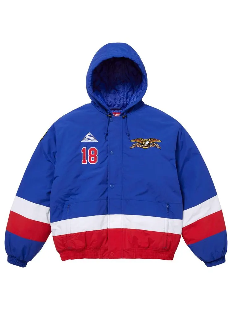 Куртка Supreme x Antihero Stadium Jacket — изображение 1 из 2, синий