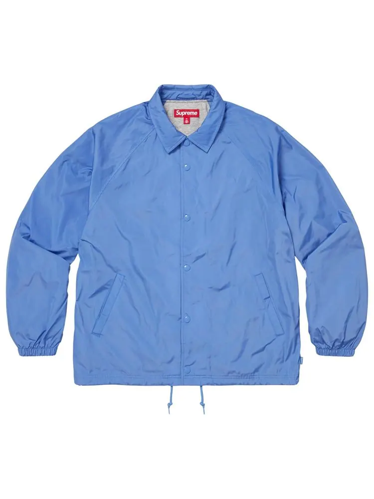 Куртка Supreme Old English Arc Coaches Jacket — изображение 1 из 2, светло-голубая