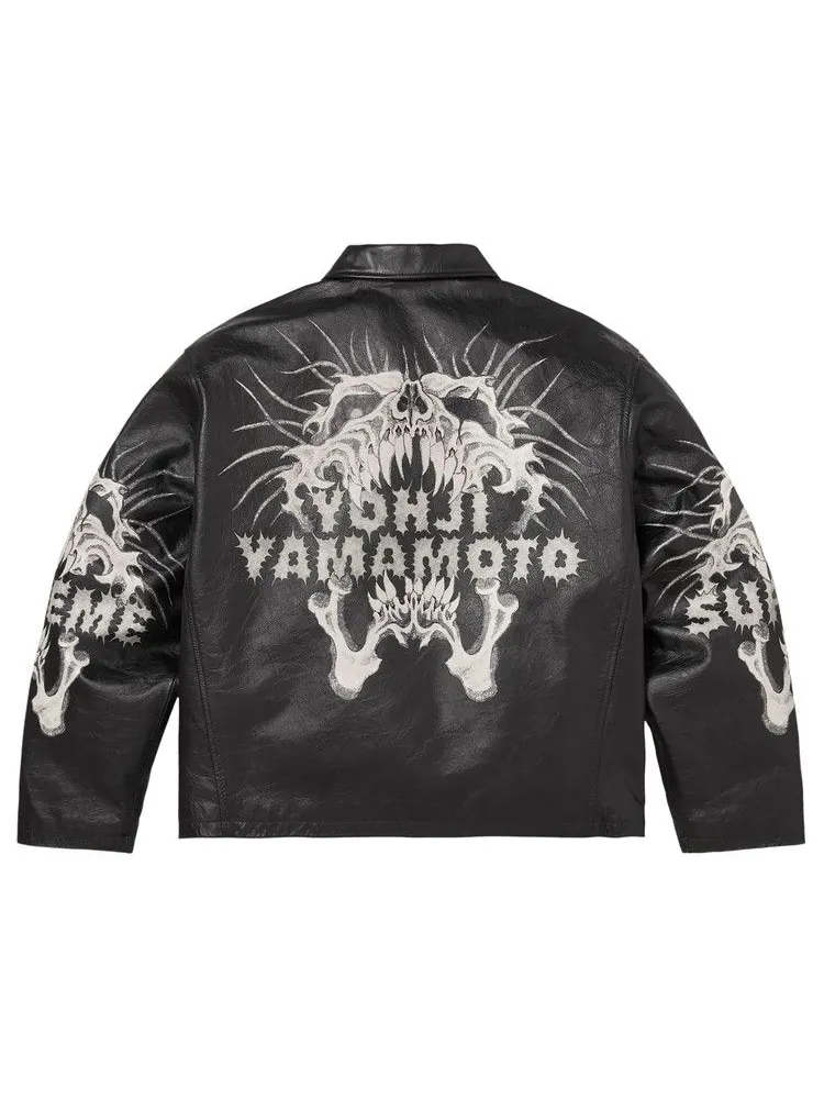 Куртка Supreme x Y’s Leather Jacket — изображение 2 из 2, черный