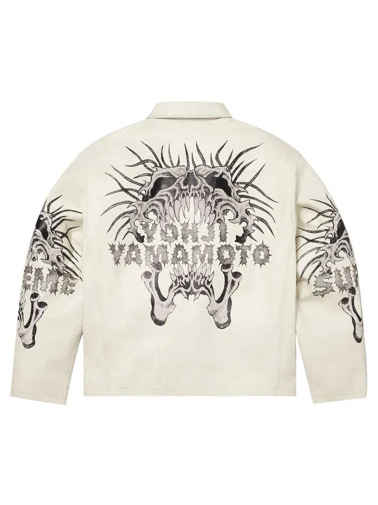 Куртка Supreme x Y’s Leather Jacket — изображение 2 из 2, белый