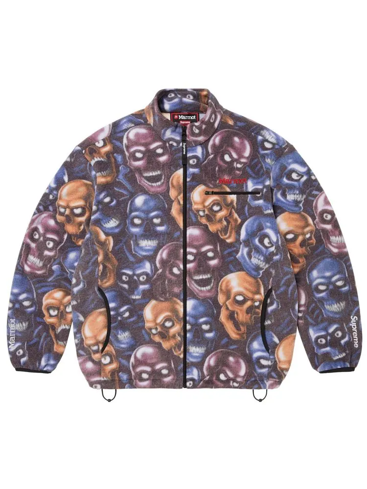 Флисовая куртка Supreme x Marmot — изображение 1 из 2, синий