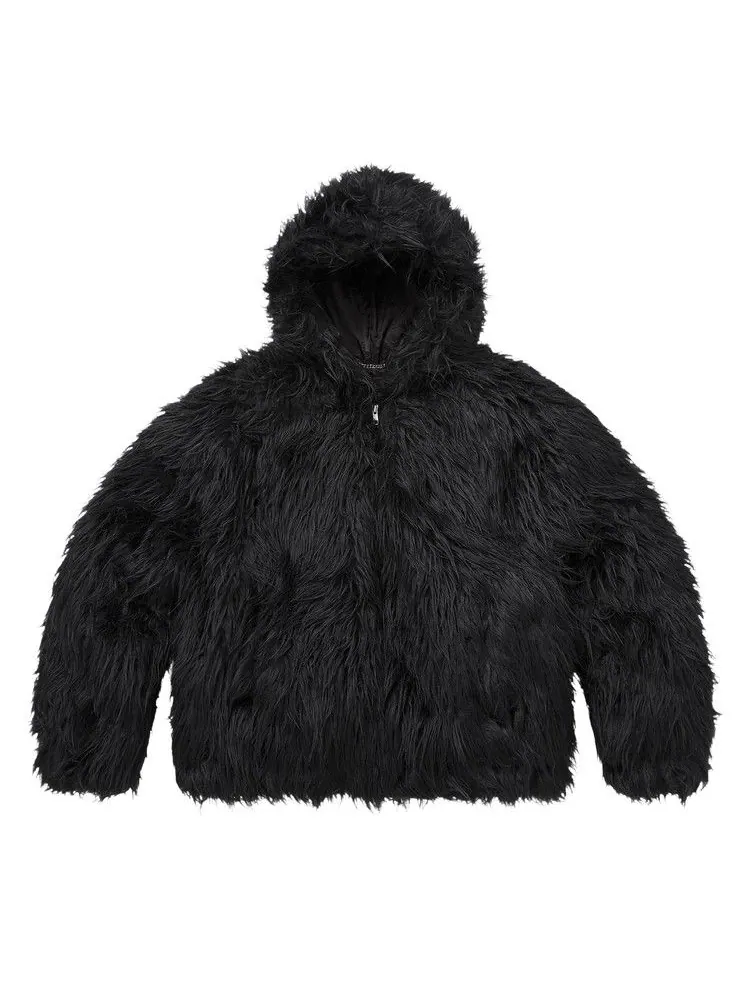 Куртка Supreme x Y’s Faux Fur Windstopper Hooded Bomber Jacket — изображение 1 из 2, черный