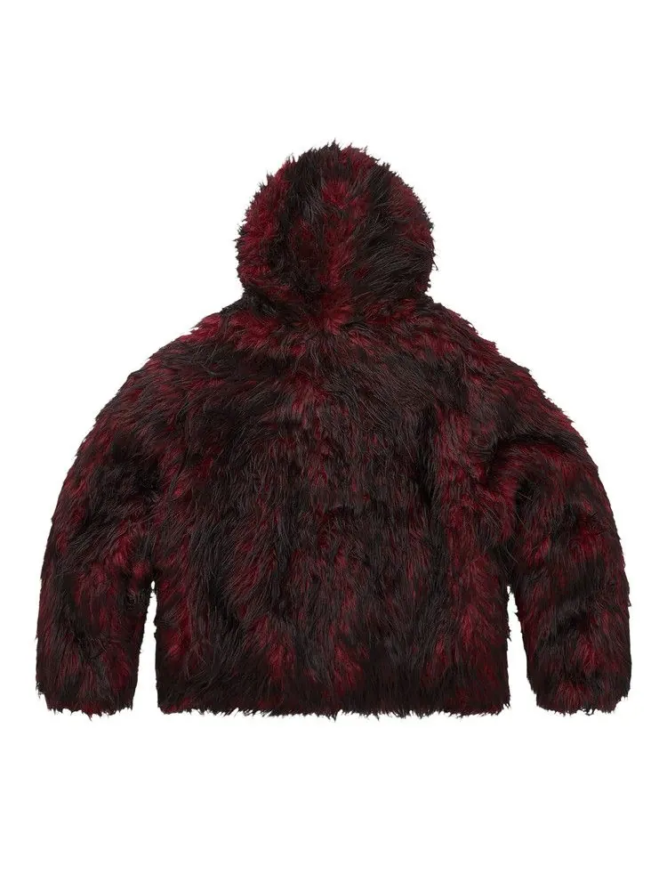 Куртка Supreme x Y’s Faux Fur Windstopper Hooded Bomber Jacket — изображение 2 из 2, красный