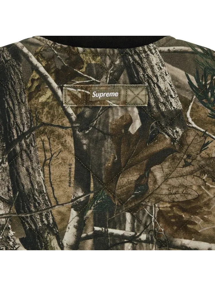 Куртка Supreme Zip-Off Sleeve Quilted Bomber Jacket, Realtree AP Camo — изображение 3 из 4, мульти