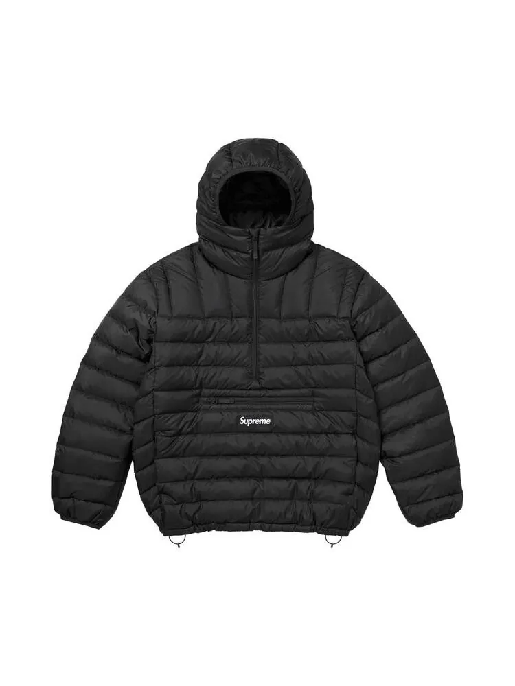 Куртка Supreme Micro Down Half Zip Hooded Pullover — изображение 1 из 2, черный