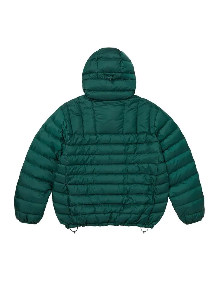 Куртка Supreme Micro Down Half Zip Hooded Pullover — изображение 2 из 2, темный зеленый