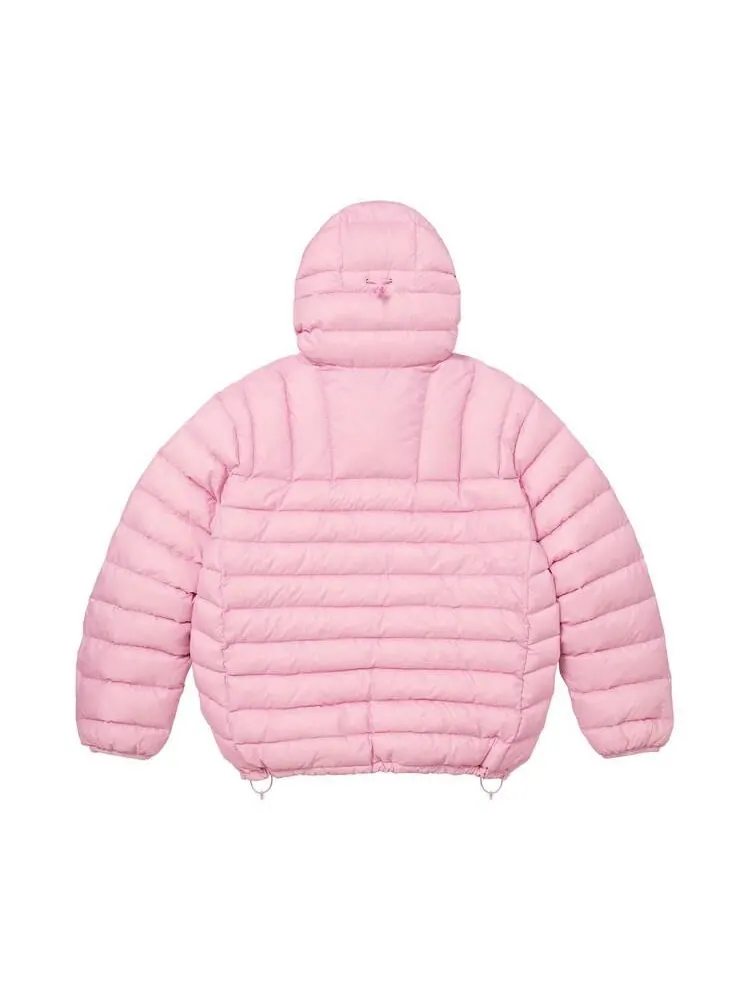 Куртка Supreme Micro Down Half Zip Hooded Pullover — изображение 2 из 2, розовый