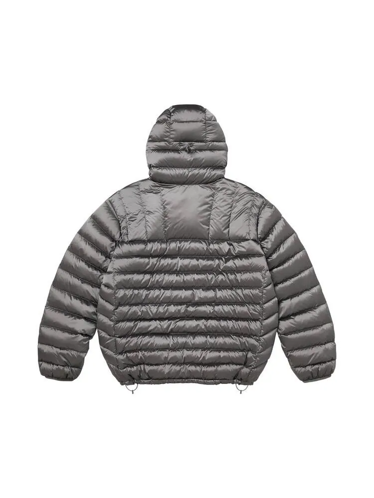 Куртка Supreme Micro Down Half Zip Hooded Pullover — изображение 2 из 2, серебряный