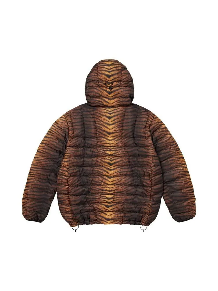 Куртка Supreme Micro Down Half Zip Hooded Pullover — изображение 2 из 2, тигровый оранжевый