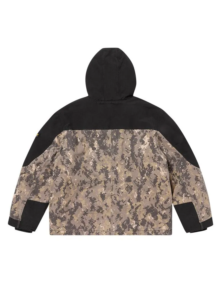 Куртка Supreme x Dickies Cordura Hooded Work Jacket, Digi Camo — изображение 3 из 3, коричневый