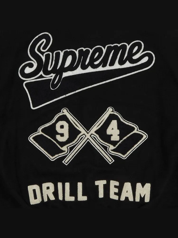 Куртка Supreme Drill Team Varsity Jacket — изображение 3 из 3, черный