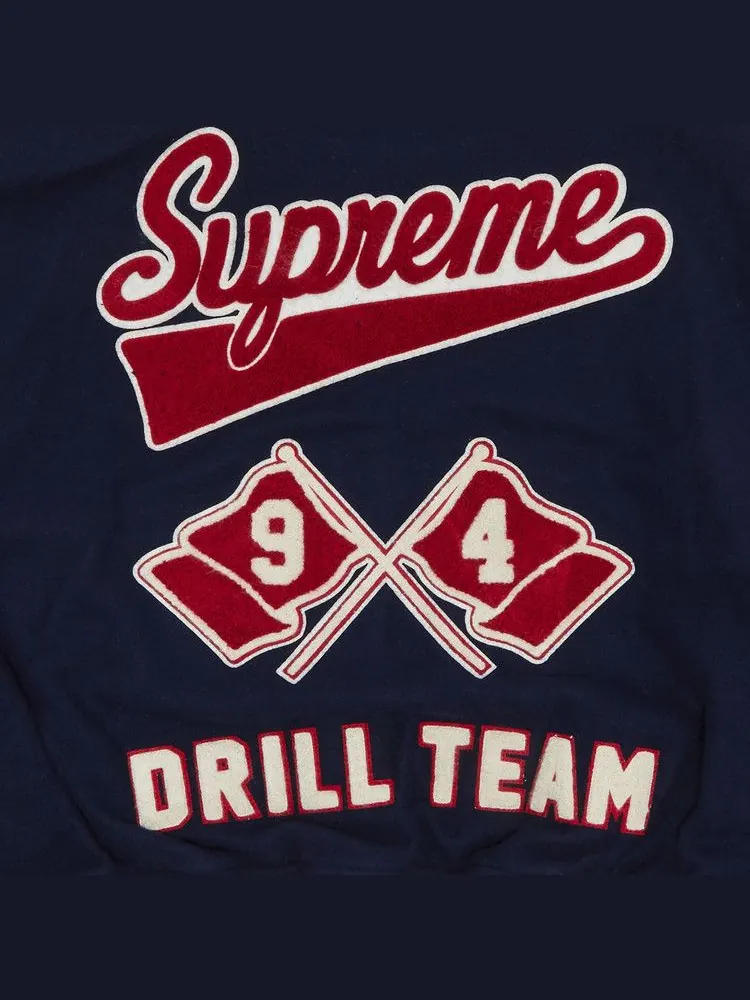 Куртка Supreme Drill Team Varsity Jacket — изображение 3 из 3, темно-синий