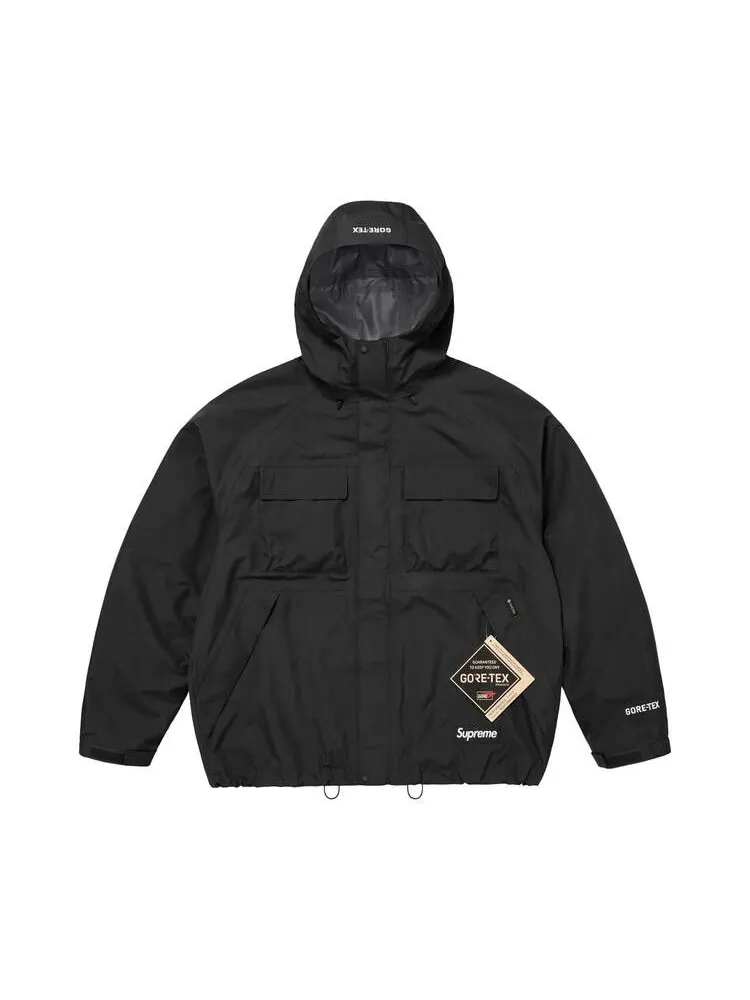 Куртка Supreme x Wu-Tang Clan GORE-TEX Shell Jacket 'Black' — изображение 1 из 2, черный