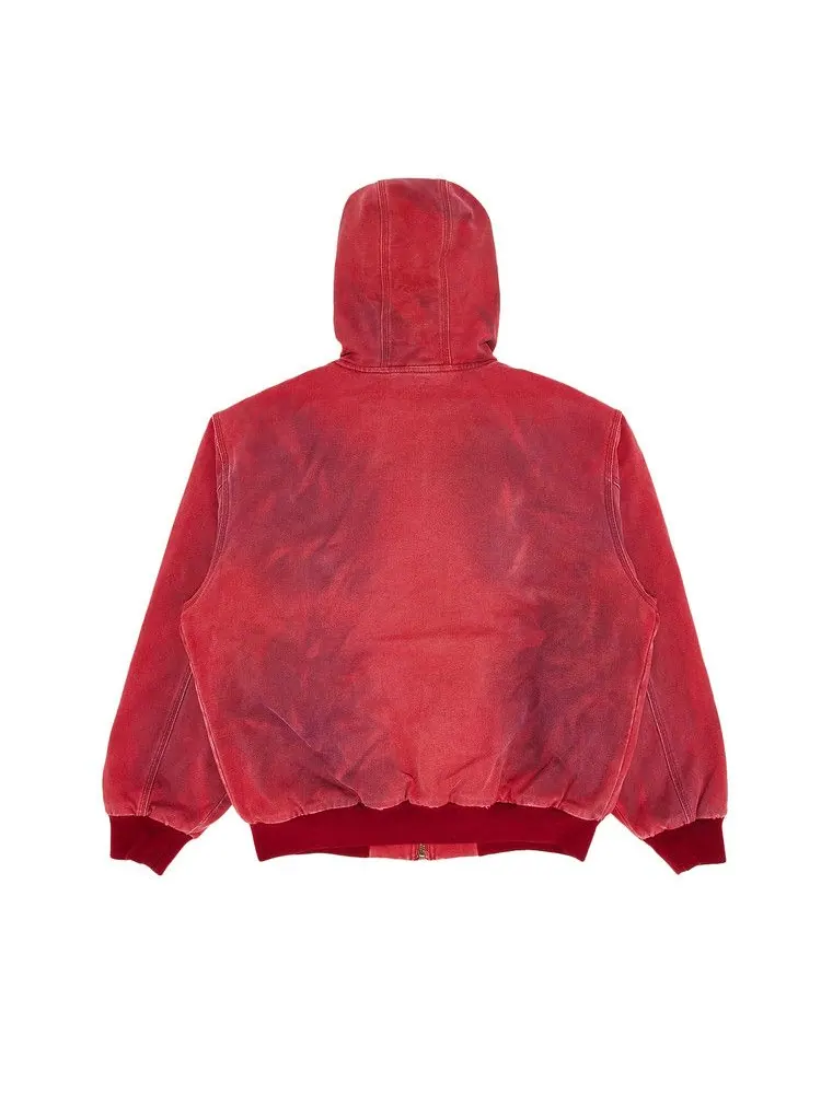Куртка Supreme Reflective Arc Hooded Work Jacket — изображение 2 из 3, красный