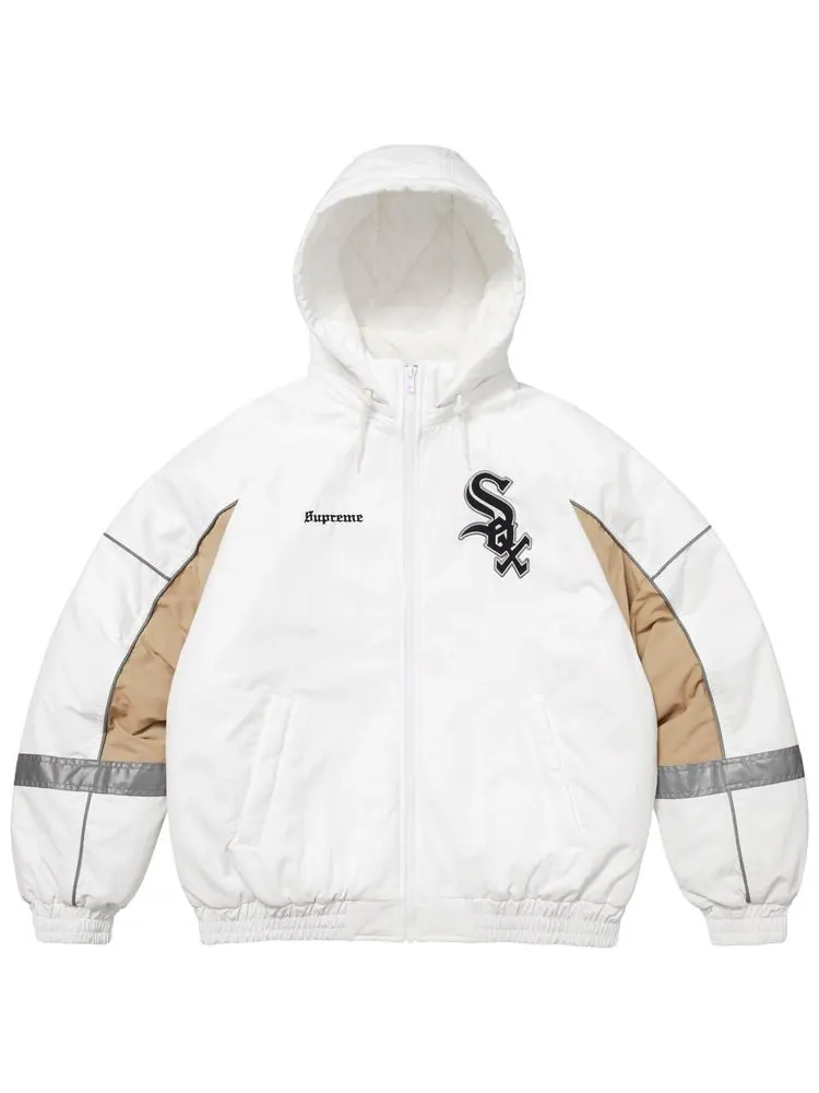 Куртка Supreme x Chicago White Sox Stadium Jacket — изображение 1 из 2, белый