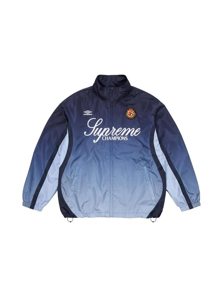 Спортивная куртка Supreme x Umbro Gradient Track Jacket 'Navy' — изображение 1 из 2, синий