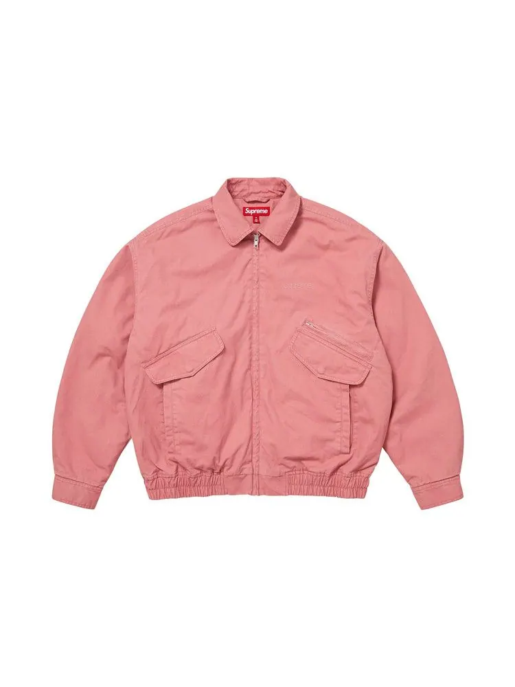 Куртка Supreme Hooded Utility Jacket — изображение 1 из 3, розовый