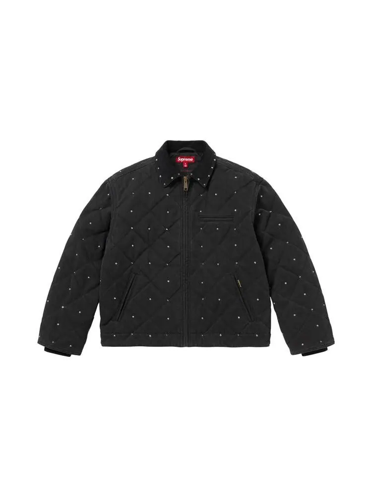 Куртка Supreme x B.B. Simon Quilted Work Jacket — изображение 1 из 2, черный