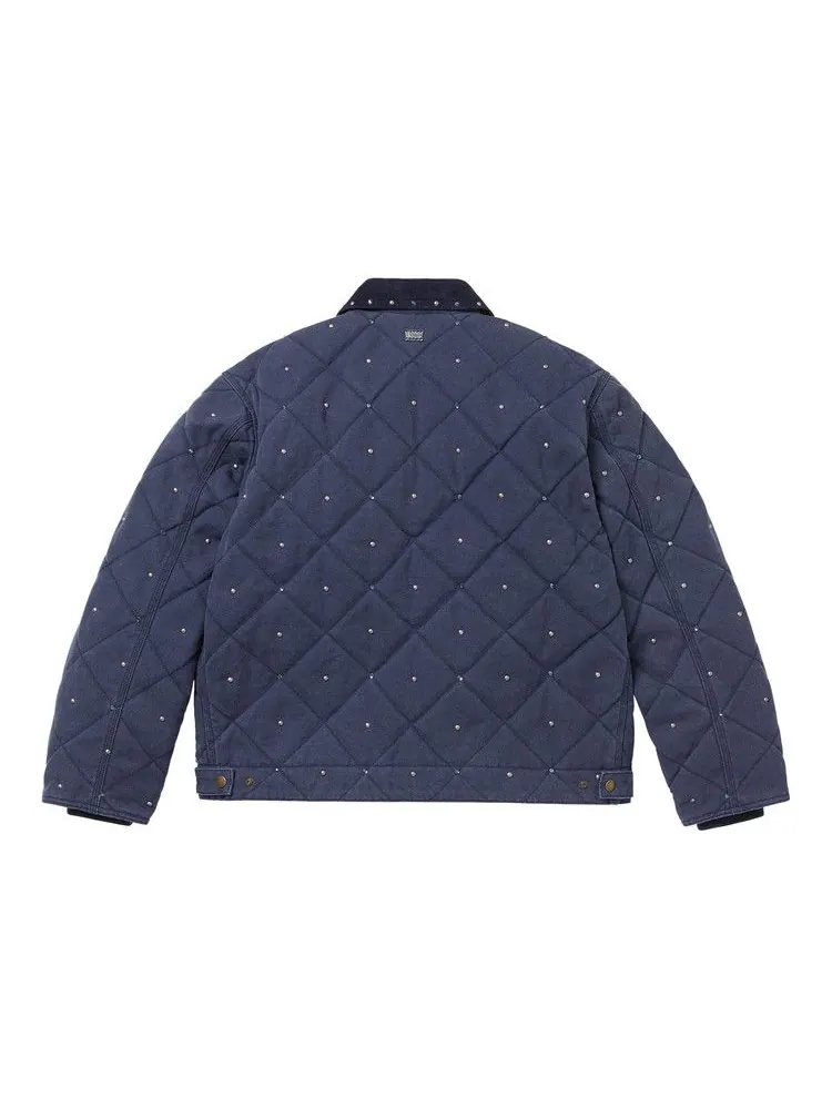 Куртка Supreme x B.B. Simon Quilted Work Jacket — изображение 2 из 2, темно-синий