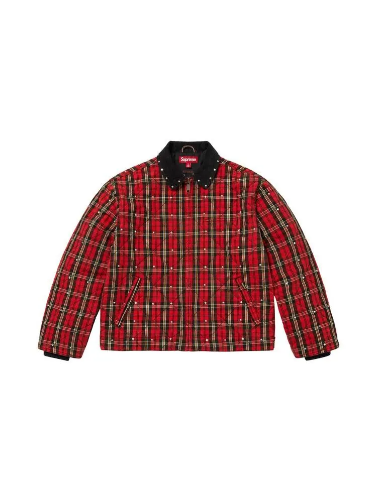 Куртка Supreme x B.B. Simon Quilted Work Jacket — изображение 1 из 2, клетчатый