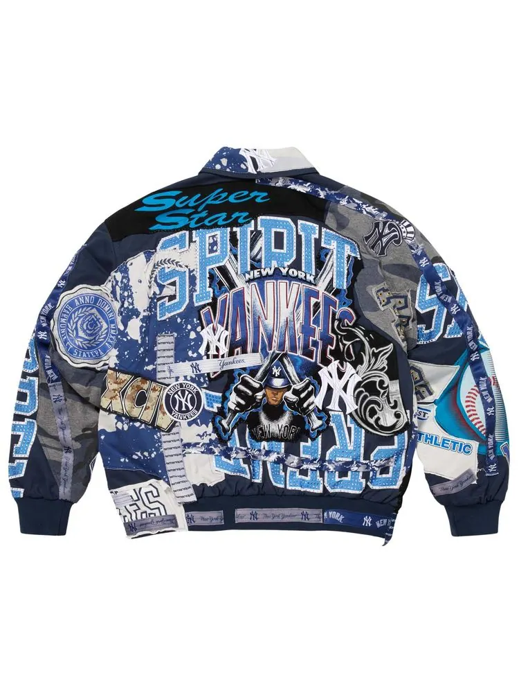 Куртка Supreme x Jeff Hamilton New York Yankees Varsity Jacket — изображение 2 из 2, мульти