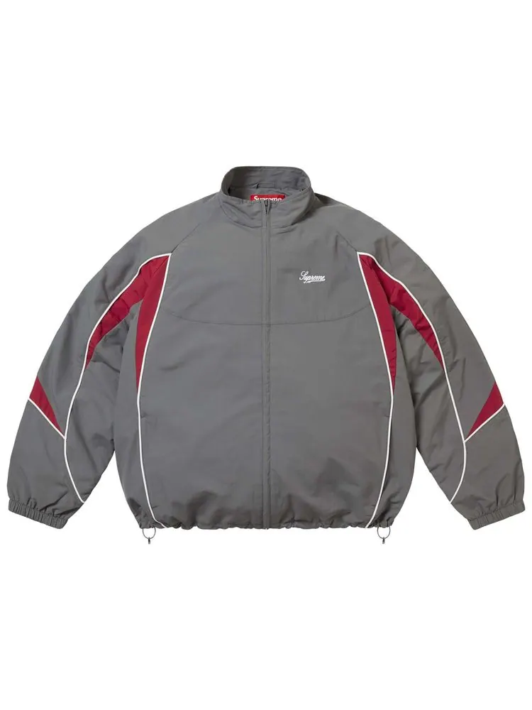 Спортивная куртка Supreme с контрастной окантовкой — изображение 1 из 2, серый