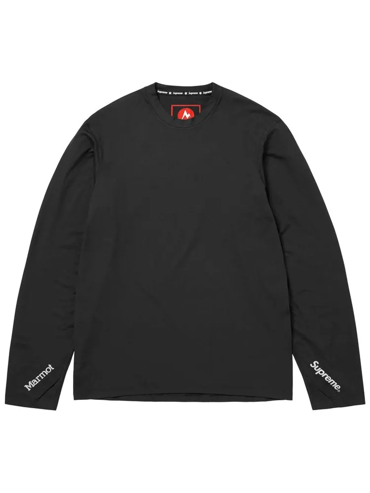 Футболка с длинными рукавами Supreme x Marmot Base Layer — изображение 1 из 2, черный