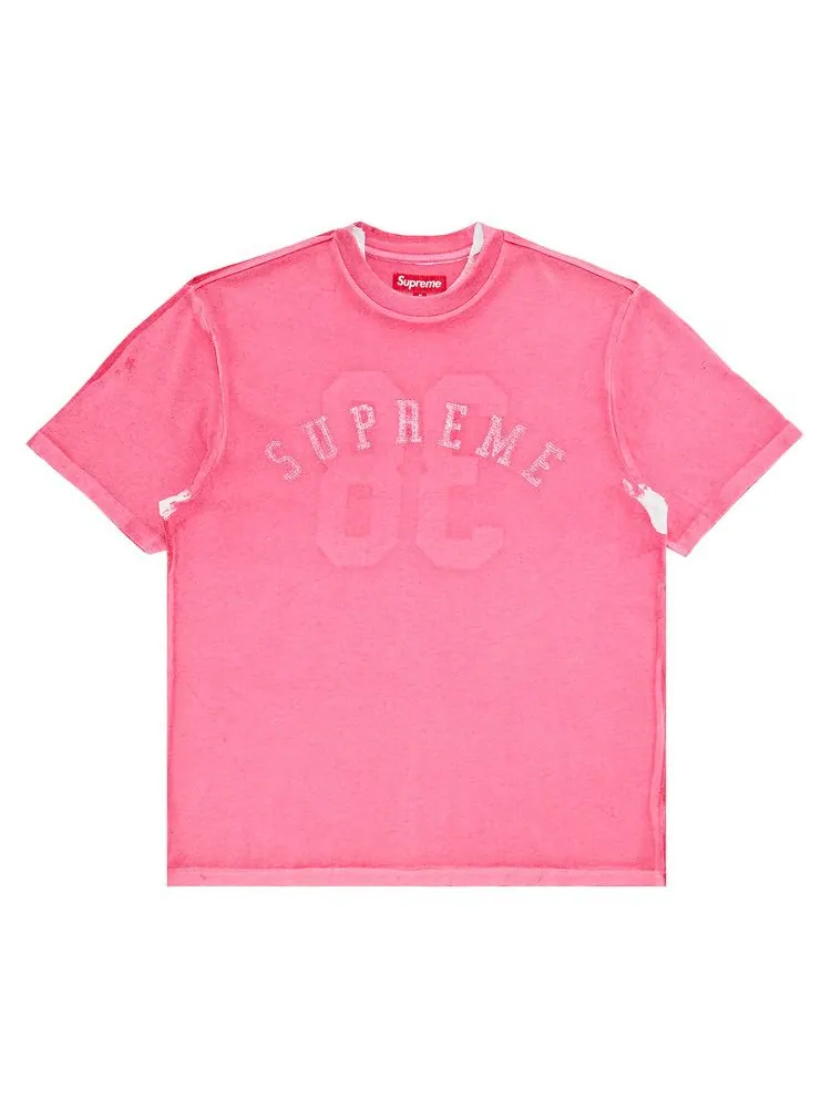 Топ Supreme Overprint Short-Sleeve Top — изображение 1 из 3, маджента