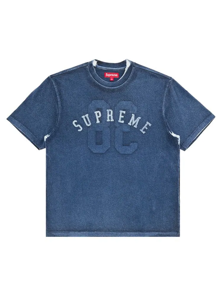 Топ Supreme Overprint Short-Sleeve Top — изображение 1 из 3, темно-синий