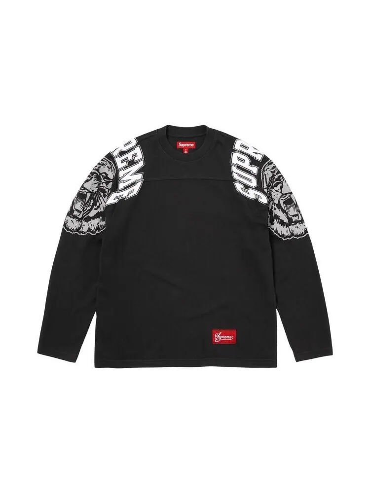 Топ Supreme Mascot Long-Sleeve Football Top — изображение 1 из 2, черный
