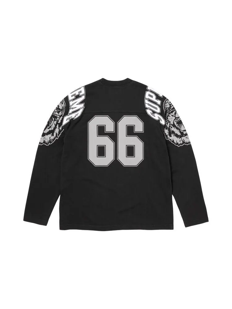 Топ Supreme Mascot Long-Sleeve Football Top — изображение 2 из 2, черный