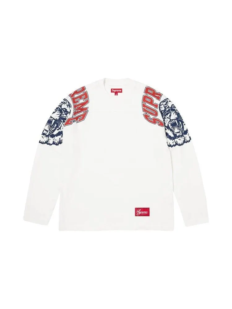 Топ Supreme Mascot Long-Sleeve Football Top — изображение 1 из 2, белый