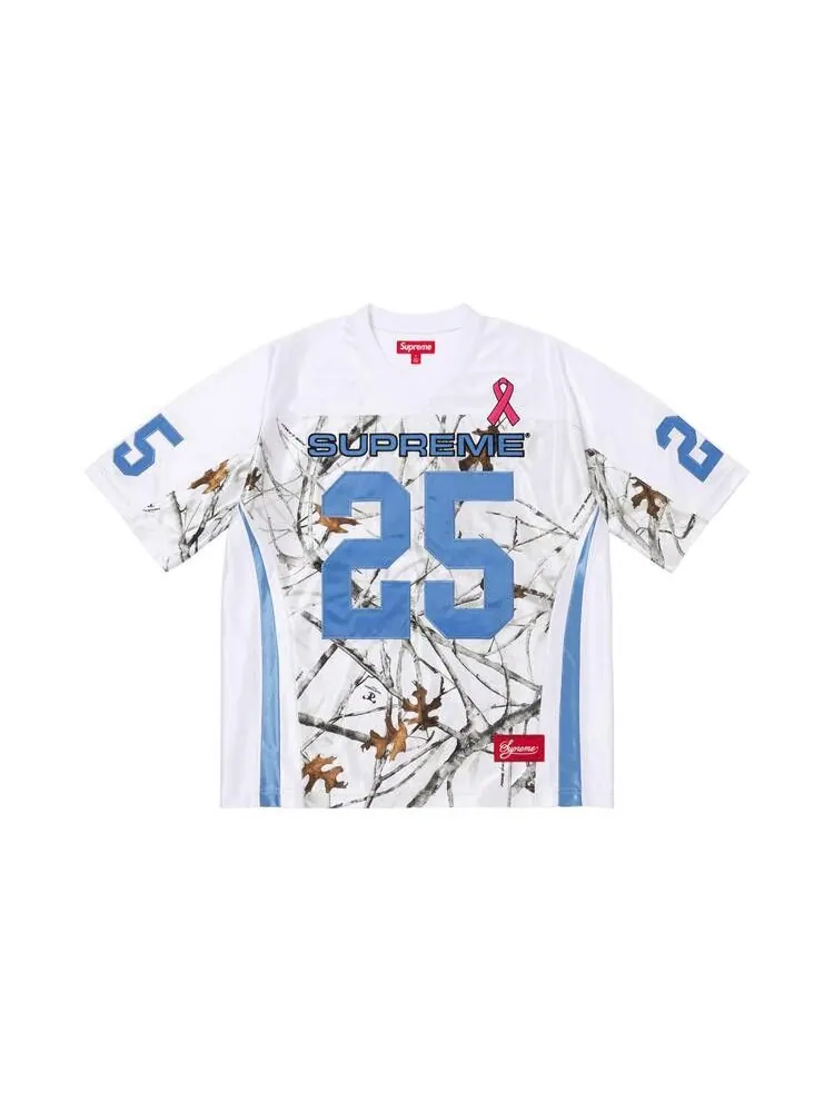 Джерси Supreme Breast Cancer Awareness Football Jersey 'White' — изображение 1 из 3, белый
