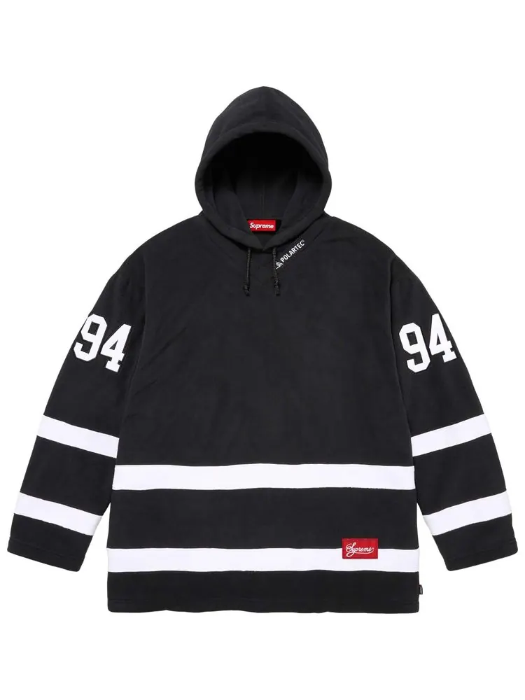Хоккейная майка Supreme Polartec с капюшоном — изображение 1 из 2, черный