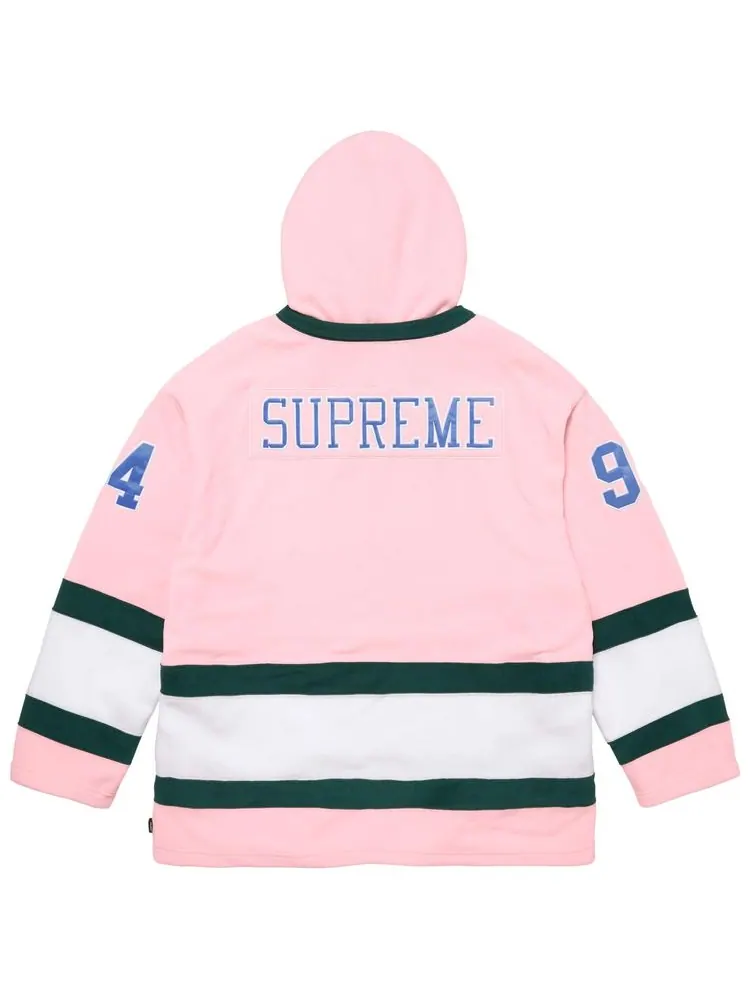 Хоккейная майка Supreme Polartec с капюшоном — изображение 2 из 2, розовый