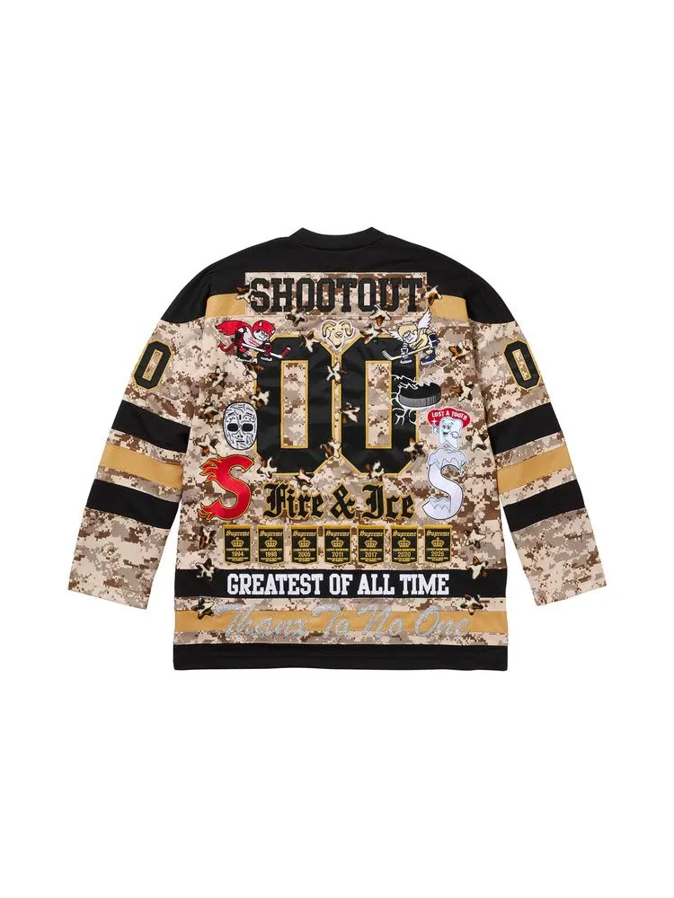 Джерси Supreme Fire & Ice Hockey Jersey, Digi Camo — изображение 2 из 3, серый