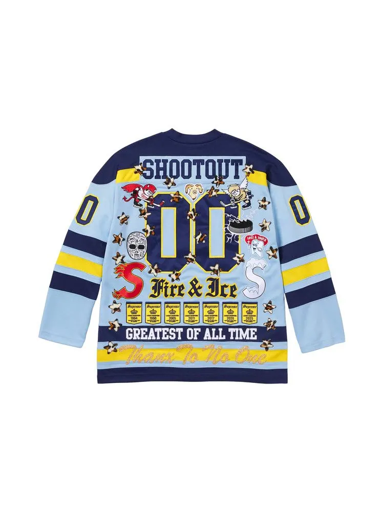 Джерси Supreme Fire & Ice Hockey Jersey — изображение 2 из 3, светлый синий
