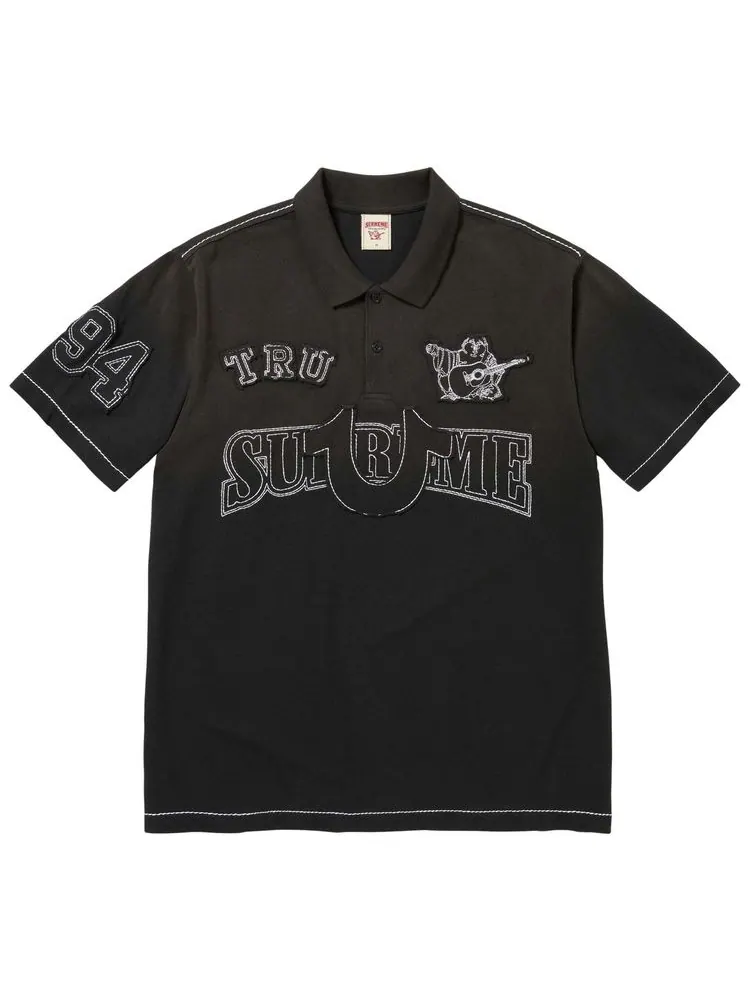 Поло Supreme x True Religion Appliqué — изображение 1 из 2, черный