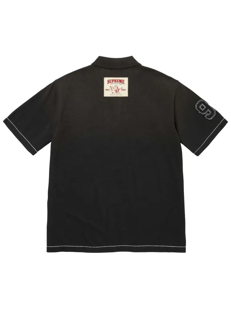 Поло Supreme x True Religion Appliqué — изображение 2 из 2, черный