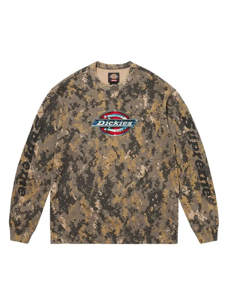 Топ Supreme x Dickies Thermal, Digi Camo — изображение 1 из 1, серый