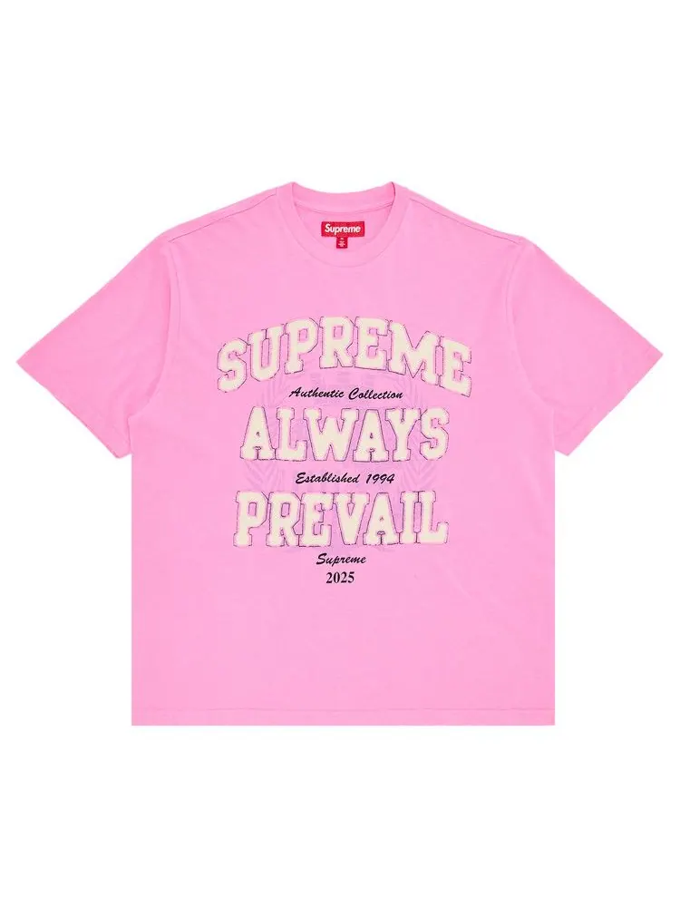 Топ Supreme Always Prevail Short-Sleeve Top — изображение 1 из 2, розовый