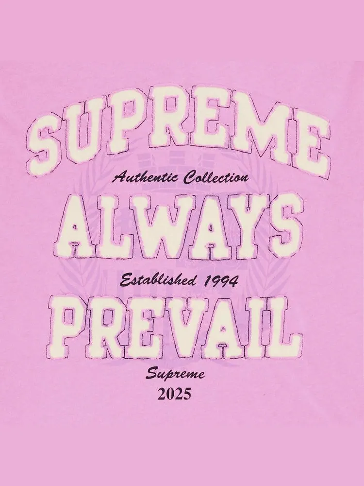 Топ Supreme Always Prevail Short-Sleeve Top — изображение 2 из 2, розовый